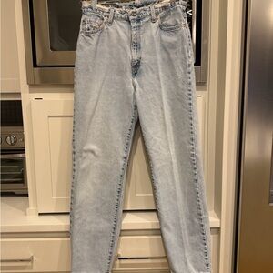 Vintage Levi's Women's Light Blue personal pair jeans. Size 32x40